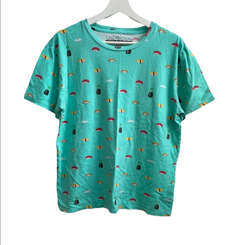 Libertador Sushi print Men t-shirt Medium
